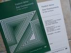 bladmuziek dwarsfluit/viool en harp/piano  2 x, Muziek en Instrumenten, Klassiek, Overige soorten, Ophalen of Verzenden, Zo goed als nieuw