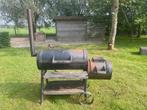 Bbq met inox grill, Tuin en Terras, Houtskoolbarbecues, Ophalen, Gebruikt