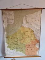 Schoolkaart "Romeins Belgie in het begin der Iv de eeuw", Antiek en Kunst, Antiek | Schoolplaten, Ophalen, Geschiedenis