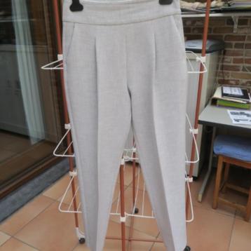 Geklede broek lichtgrijs hoge taille Oscar the collect.mt 38 beschikbaar voor biedingen
