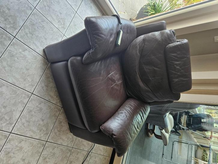 Relax zetel NATUZZI, Huis en Inrichting, Zetels | Zetels, Zo goed als nieuw, Minder dan 150 cm, Leer, Ophalen