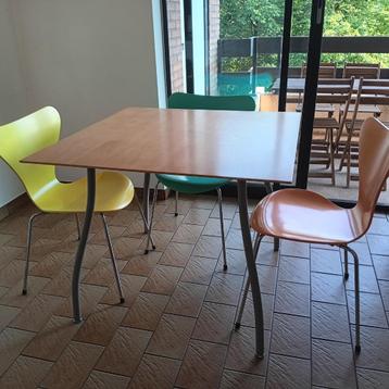 Table design Italiene/Italians design eettafel, Quatre personnes, 50 à 100 cm, Carré, Enlèvement