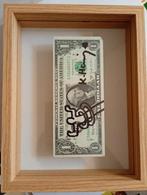 Keith Haring tekening op dollar biljet, Antiek en Kunst, Ophalen of Verzenden