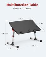 table de chevet pour ordinateur portable support pour ordin, Neuf, -, Réglable en hauteur, -