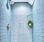 Handvormtegels lichtblauw 7,5x30 visgraattegels badkamer, Nieuw, Overige typen, Ophalen of Verzenden