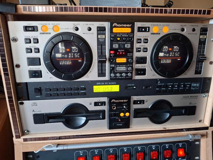 Dubbele Cd player & mp3 player-recorder, TV, Hi-fi & Vidéo, Lecteurs CD, Comme neuf, Pioneer, Portable, Enlèvement