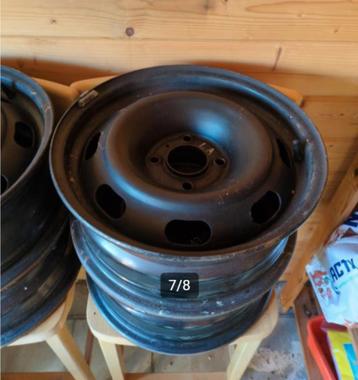 2 originele 16” velgen Citroën Berlingo + 2 wieldoppen beschikbaar voor biedingen