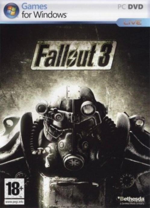 Fallout 3 PC-spel., Games en Spelcomputers, Games | Pc, Gebruikt, Role Playing Game (Rpg), 1 speler, Vanaf 18 jaar, Ophalen of Verzenden