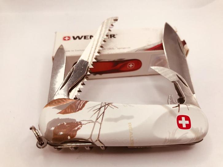 Wenger Realtree Ap Snow 13 Swiss EVO Army Knife, Caravans en Kamperen, Kampeergereedschap, Nieuw, Verzenden