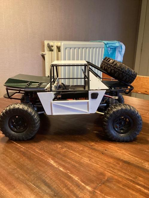 Unieke Scale crawler (bestaand model), Hobby en Vrije tijd, Modelbouw | Radiografisch | Auto's, Zo goed als nieuw, Auto offroad