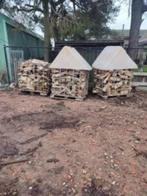 ZEER MOOI BRANDHOUT EIK AF HALEN PER GESTAPELDE  M3 OF STERE, Tuin en Terras, Brandhout, Ophalen, Eikenhout, Blokken
