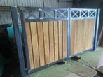 Poort staal met hout, Tuin en Terras, Ophalen, Hout