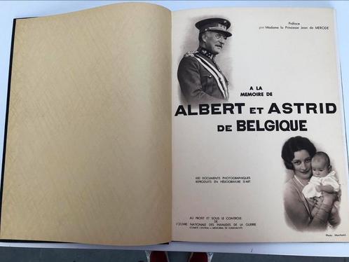 Fotoboek: A la memoire de Albert et Astrid de la Belgique, Verzamelen, Koningshuis en Royalty, Gebruikt, Tijdschrift of Boek, Ophalen