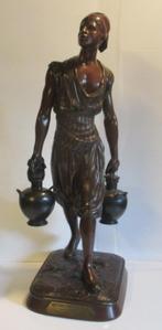 porte-eau tunisien en bronze orientaliste antique Debut, Bronze, Enlèvement