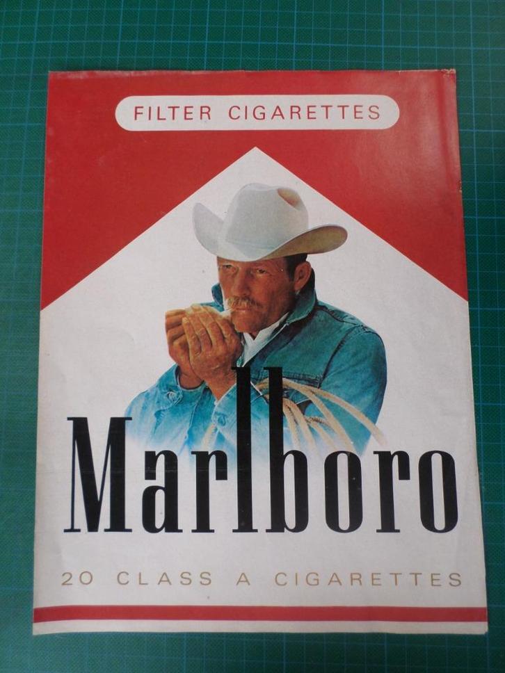 Marlboro cigarettes - publicité papier - 1981, Verzamelen, Merken en Reclamevoorwerpen, Gebruikt, Overige typen, Ophalen of Verzenden