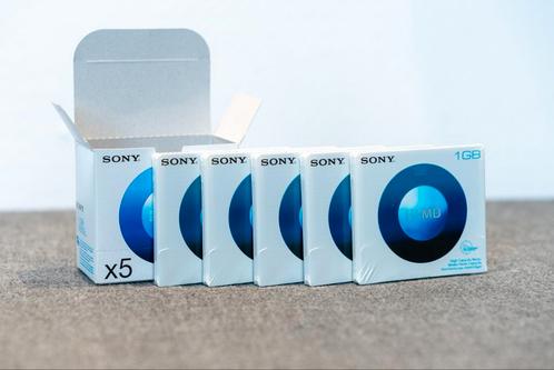 Sealed Sony Minidisc 5x Hi-MD, Audio, Tv en Foto, Walkmans, Discmans en Minidiscspelers, Overige typen, Ophalen of Verzenden