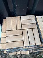 Hout vlonders / Houten tegels / Ikea Runnen, Tuin en Terras, Ophalen, Zo goed als nieuw, Hout