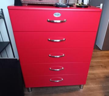 Tenzo Malibu comode met 5 laden - Rood beschikbaar voor biedingen