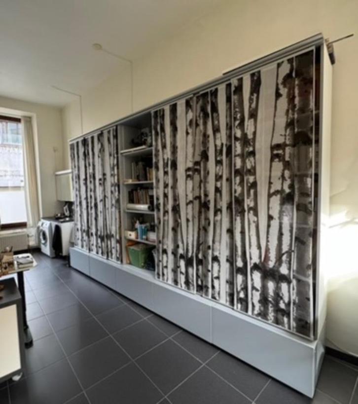 Open opbergkasten  met onderaan 1 lades, Huis en Inrichting, Kasten | Kleerkasten, Zo goed als nieuw, 200 cm of meer, 50 tot 100 cm