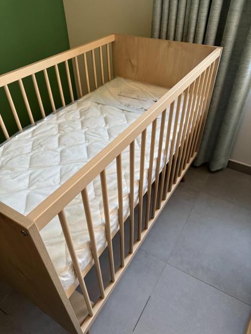 QUAX Cocoon Bed - 120 x 60 cm - Natural Oak inclusief matras, Kinderen en Baby's, Kinderkamer | Bedden, Nieuw, Minder dan 140 cm