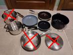 Kookpotten- en pannen AFZONDERLIJK TE KOOP, Huis en Inrichting, Keuken | Potten en Pannen, Ophalen, Gebruikt, Pannenset