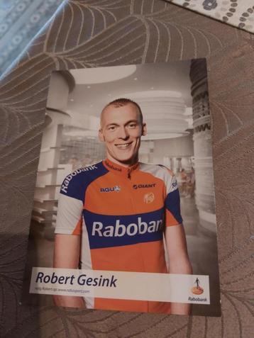Wielerkaart : Robert Gesink / Rabobank beschikbaar voor biedingen