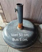Zware parasol voet 50 cm op wielen, Tuin en Terras, Ophalen, Gebruikt
