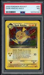 Dark Raichu Holo PSA 7 - 83/82 - Team Rocket 2000, Hobby en Vrije tijd, Verzamelkaartspellen | Pokémon, Ophalen of Verzenden, Zo goed als nieuw