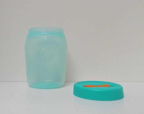 Tupperware « Universal Jar Eco » 550 ml - Turquoise, Maison & Meubles, Cuisine| Tupperware, Neuf, Boîte, Bleu, Enlèvement ou Envoi