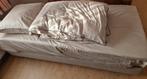 boxspring bed (nieuw), Huis en Inrichting, Slaapkamer | Boxsprings, Ophalen, 90 cm, Eenpersoons, Beige