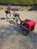 Trixie hondenfietskar Small rood, Fietsen en Brommers, Ophalen, Zo goed als nieuw