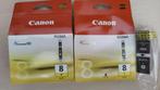 Canon Patroon Origineel CLI-8Y geel en Huismerk PGI-5BK zwar, Ophalen of Verzenden, Nieuw, Cartridge, Canon Pixma