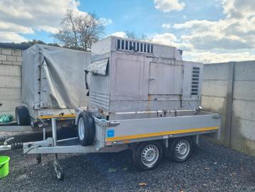 Stroomgenerator op aanhangwagen beschikbaar voor biedingen