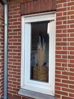 PVC raam WIT + Rolluik, Ophalen, Gevelraam of Ruit, Gebruikt, 80 tot 120 cm