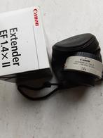 Prolongateur Canon EF 1,4x II
, comme neuf dans sa boîte, TV, Hi-fi & Vidéo, Enlèvement ou Envoi, Comme neuf, Téléobjectif