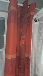 2 rode gordijnen, Ophalen, 100 tot 150 cm, 200 cm of meer, Zo goed als nieuw