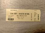 Ticket de concert Ozark Henry + Orchestre national@PBC 2015, Enlèvement, Utilisé