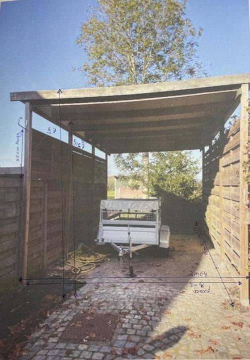 carport camper, Tuin en Terras, Overkappingen, Zo goed als nieuw, Carport, Ophalen