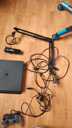 Playstation en microfoon, Muziek en Instrumenten, Ophalen, Gebruikt