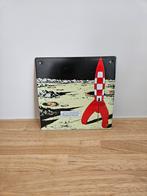 Tintin emaille, Ophalen of Verzenden, Kuifje, Zo goed als nieuw, Plaatje, Poster of Sticker