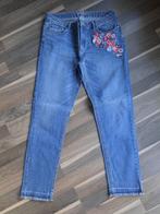 Bel & Bo, jeans met bloemen, 40, Kleding | Dames, Spijkerbroeken en Jeans, Blauw, W30 - W32 (confectie 38/40), Ophalen of Verzenden