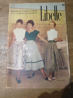 OUD TIJDSCHRIFT LIBELLE WEEKBLAD VOOR DE VROUW AUGUSTUS 1955, Collections, Revues, Journaux & Coupures, Envoi, 1940 à 1960, Journal ou Magazine