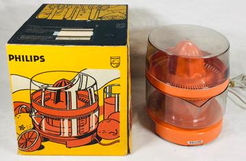 Philips HR 2201 Vintage design oranje fruitpers 1980