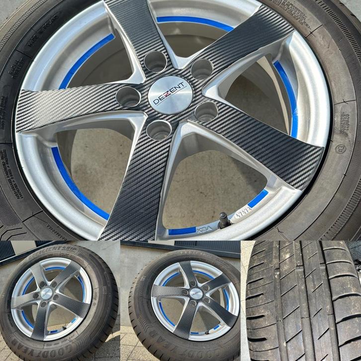 5x112 dezent 195 65 R15 +/-7mm goodyear custom, Auto-onderdelen, Overige Auto-onderdelen, Audi, Mercedes-Benz, Seat, Volkswagen