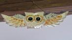 hibou sculpté en bois, Ophalen of Verzenden