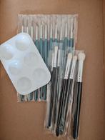 Wargame Hobby Penselen en Mengpalet incl. Drybrush Set, Ophalen of Verzenden, Nieuw