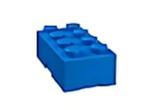 lego 4023 Lunch Box 8 (Giant 2 x 4 Brick Shape) blauw (MISB), Enlèvement ou Envoi, Neuf, Ensemble complet, Lego