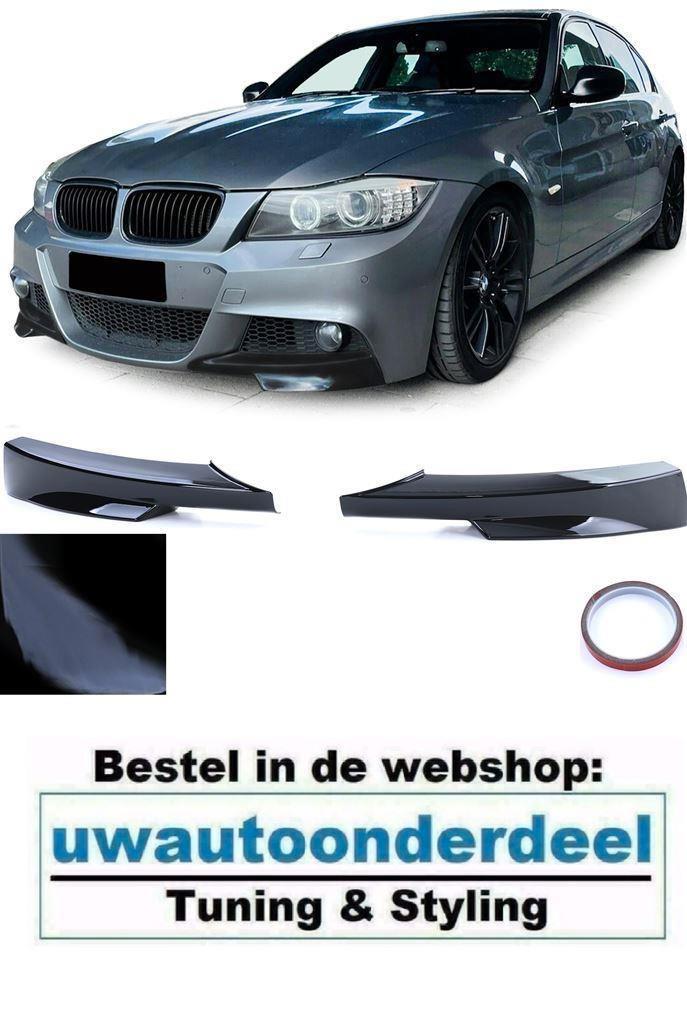 Splitters Hoeken Glans Zwart Voor Bmw 3 Serie E90 E91 LCI M, Autos : Divers, Tuning & Styling, Envoi