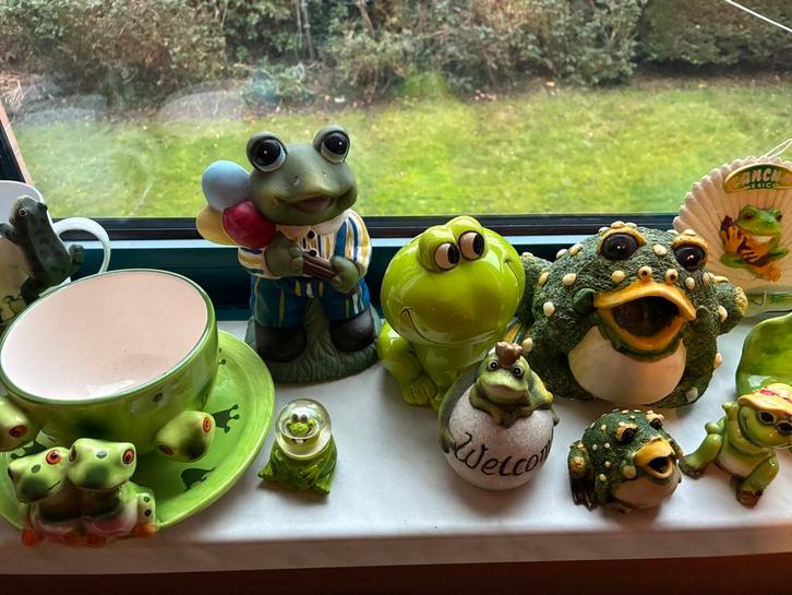 Zeer grote verzameling kikkers, Collections, Statues & Figurines, Enlèvement ou Envoi