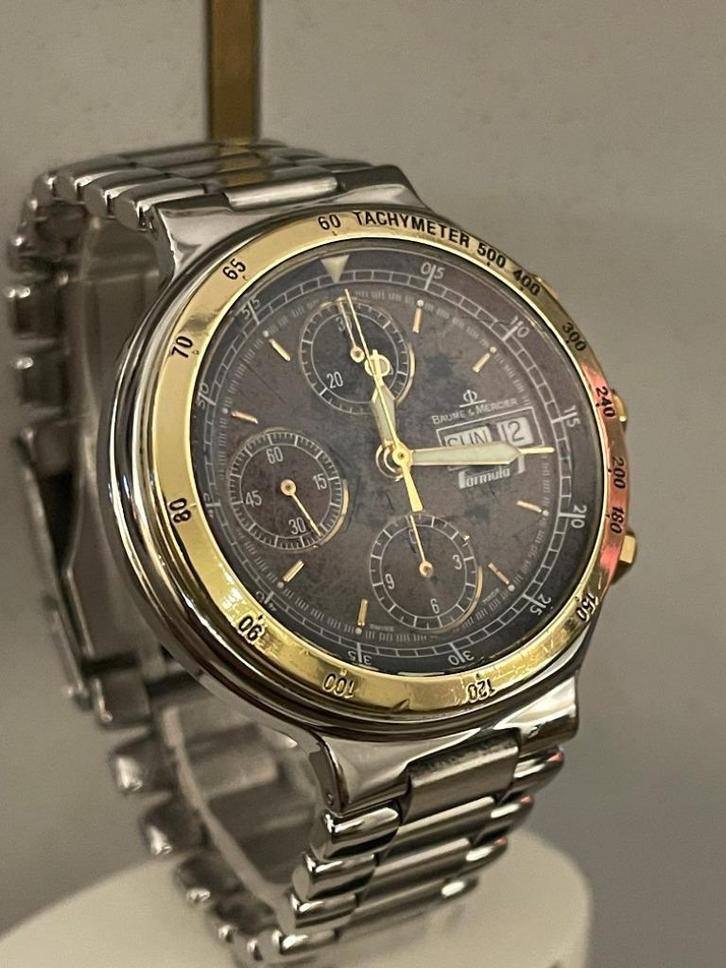 Automatisch Zwitsers HEREN HORLOGE Baume et Mercier FormulaS, Handtassen en Accessoires, Overige Accessoires, Zo goed als nieuw
